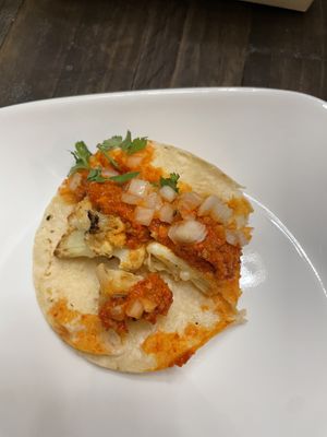 Cauliflower taco   at Bartaco in Raleigh
