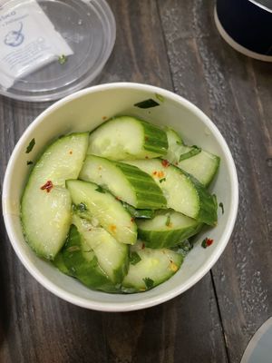 Cucumber side   at Bartaco in Raleigh