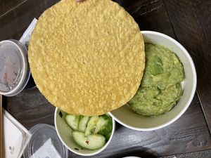 “Chip” for guacamole    at Bartaco in Raleigh