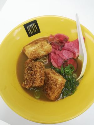 Vegan Curry Ramen ($17) at Susuru Ramen & Gyoza in Newcastle