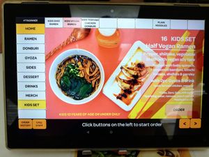 Kids Vegan Set at Susuru Ramen & Gyoza in Newcastle