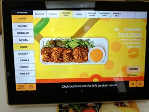 Crumbed Tofu Vegan at Susuru Ramen & Gyoza in Newcastle