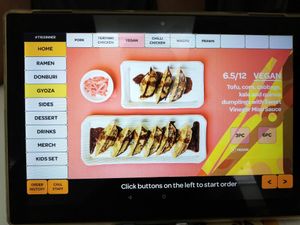 Vegan Gyoza at Susuru Ramen & Gyoza in Newcastle