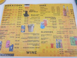 Drinks February 2023 at Susuru Ramen & Gyoza in Newcastle