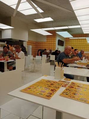 Interior of restaurant at Susuru Ramen & Gyoza in Newcastle