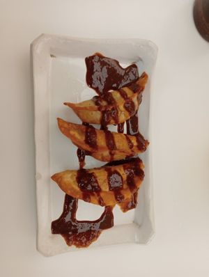 Vegan gyoza at Susuru Ramen & Gyoza in Newcastle