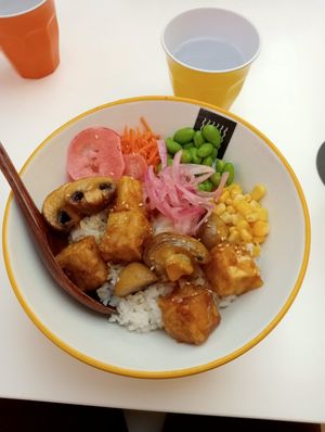 Teriyaki bowl - not the best at Susuru Ramen & Gyoza in Newcastle