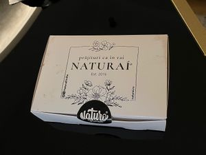 Cake box from Naturo Juice, Sibiu  at Naturo Healthy Food in Sibiu
