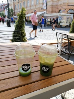 Good products but too much avoidable plastic at Naturo Healthy Food in Sibiu