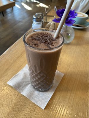 protein smoothie (amazing )  at Strh Cafe & Gallery in Zakopane