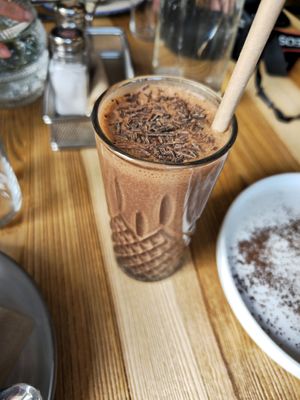 Protein smoothie at Strh Cafe & Gallery in Zakopane