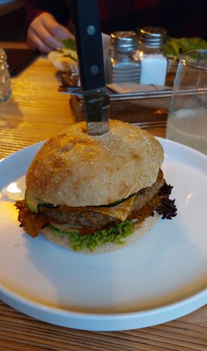 Amazing vegan burger - 49 zł at Strh Cafe & Gallery in Zakopane