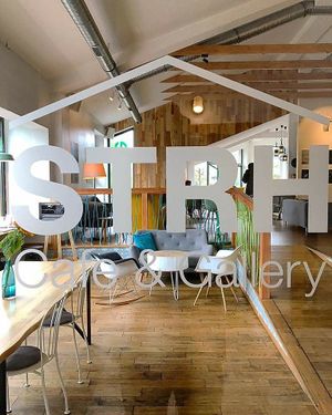 Entrance at Strh Cafe & Gallery in Zakopane