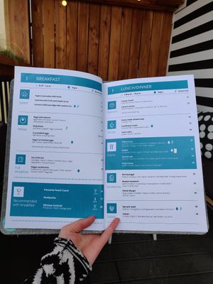 Menu in July 2020 at Strh Cafe & Gallery in Zakopane