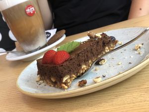 Chocolate cake part 2  at Strh Cafe & Gallery in Zakopane