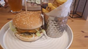 "I like small sins and I can not like", the amazing vegan big mac at The Sinful Vegan in Jersey