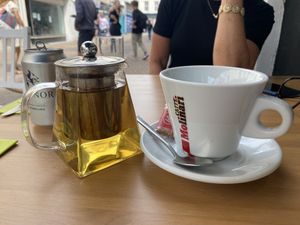 Peppermint tea  at The Sinful Vegan in Jersey