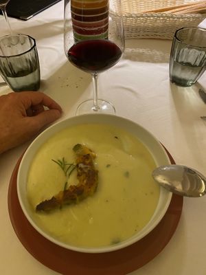 Savory soup at Bottega di Rosanna in Castagnole Delle Lanze