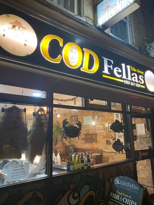 Exterior #Veganuary at Codfellas in South East London