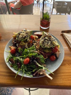 Vegan toast at Artesao in Lagos