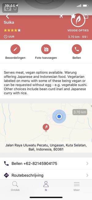 My spot is the right place for Suika , not the spot of happy cow at Suika in Ungasan