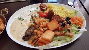 Falafel at Veggie Liebe in Freiburg