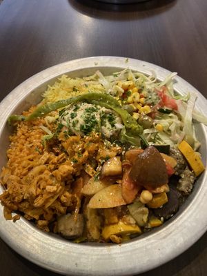 Seitan plate  at Veggie Liebe in Freiburg