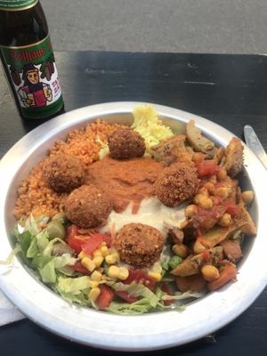 Falafel teller   at Veggie Liebe in Freiburg