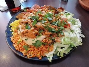 Seitan plate at Veggie Liebe in Freiburg