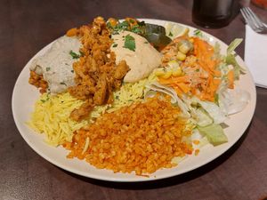 Seitan plate at Veggie Liebe in Freiburg