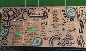 Menue 1 at Veggie Liebe in Freiburg