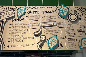 Menü  at Veggie Liebe in Freiburg