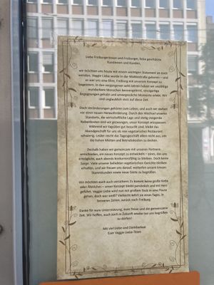   at Veggie Liebe in Freiburg