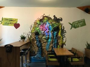 Seats at Veggie Liebe in Freiburg