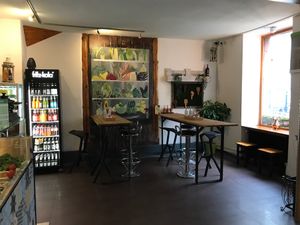 Seats at Veggie Liebe in Freiburg