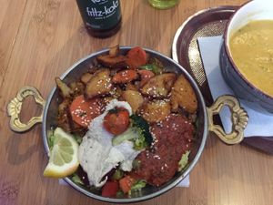  Seitanteller at Veggie Liebe in Freiburg