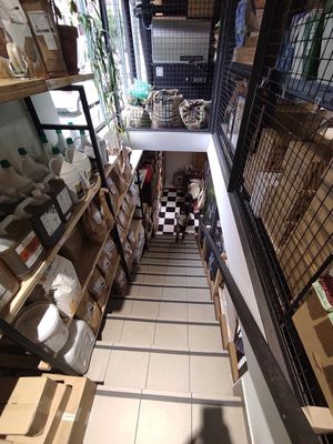 They have a bulk section downstairs at Macaroca in Porto