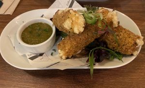 Mozzarella sticks  at Unity Diner in East London