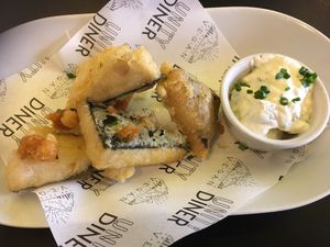 Tofish bites at Unity Diner in East London