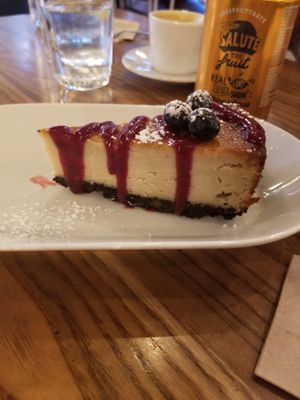 Cheesecake at Unity Diner in East London