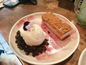 Biscoff cheesecake at Unity Diner in East London