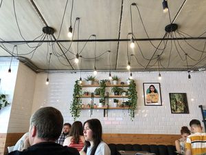 Inside at Unity Diner in East London