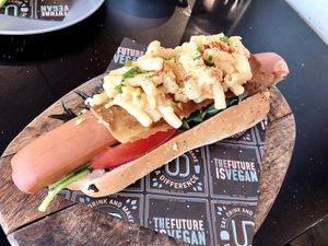 Vegan food   at Unity Diner in East London