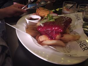 BBQ tempeh at Unity Diner in East London