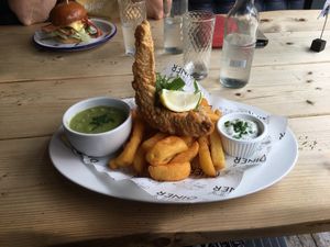 Tofu Fish at Unity Diner in East London
