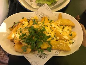Cheesy Chips at Unity Diner in East London