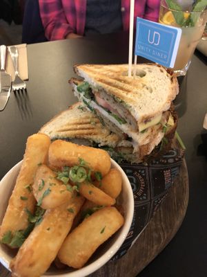 Seitan sandwich at Unity Diner in East London