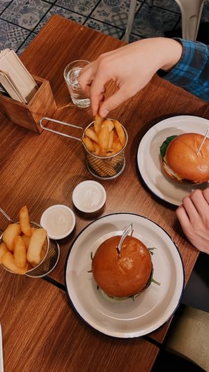   at Unity Diner in East London