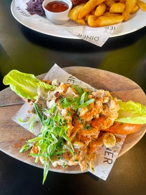 Lobster Roll at Unity Diner in East London