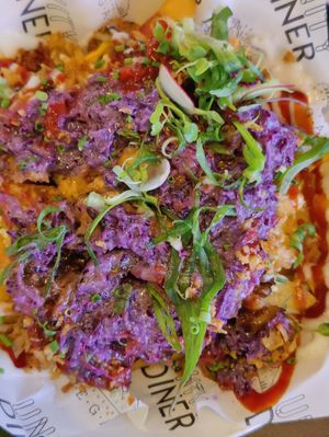 Loaded fries at Unity Diner in East London